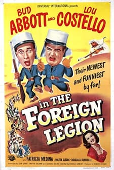 Abbott And Costello in The Foreign Legion (1950) afişi