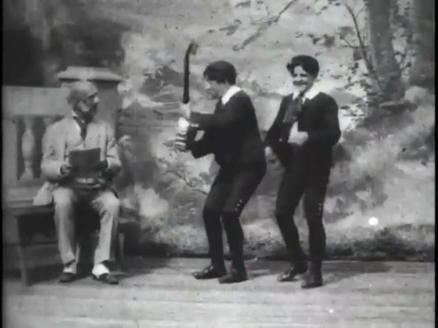 The Boys Think They Have One on Foxy Grandpa, But He Fools Them (1902) afişi