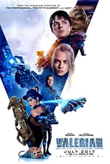 Valerian ve Bin Gezegen İmparatorluğu (2017) afişi