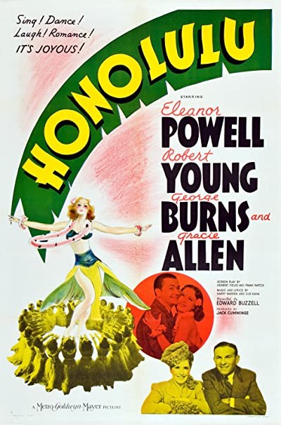 Honolulu (1939) afişi