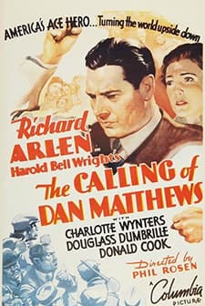 The Calling of Dan Matthews (1935) afişi