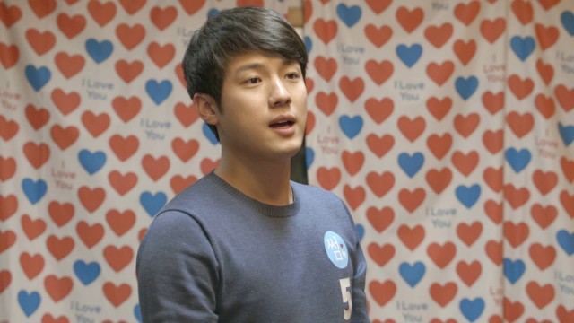 Flirty Boy and Girl Fotoğrafı