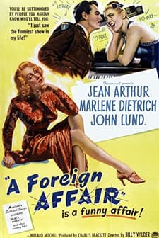 A Foreign Affair (1948) afişi