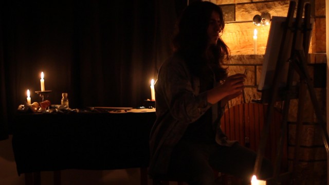 Tablodaki Kadın fotoğrafı