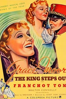 The King Steps Out (1936) afişi