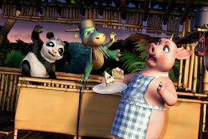 Sevimli Dinozor Tatilde Fotoğrafı