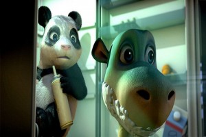 Sevimli Dinozor Tatilde Fotoğrafı