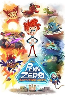 Penn Zero: Part-Time Hero (2014) afişi