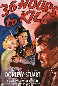 36 Hours to Kill (1936) afişi