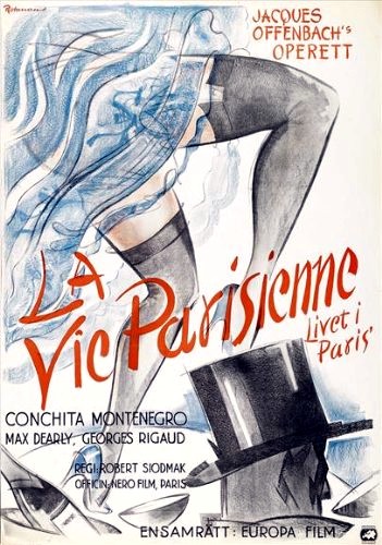 La vie parisienne (1936) afişi