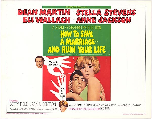 How to Save a Marriage and Ruin Your Life (1968) afişi
