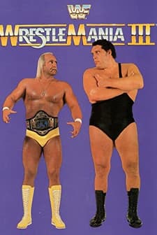 WrestleMania 3 (1987) afişi