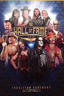 WWE Hall of Fame (2016) afişi