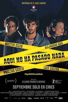 Aquí no ha pasado nada (2016) afişi