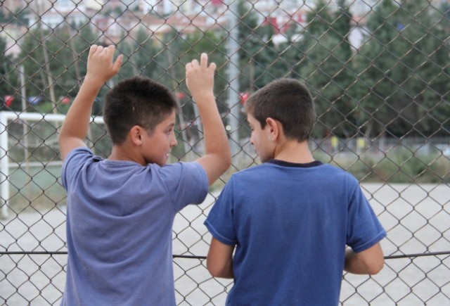 Genç Pehlivanlar Fotoğrafı