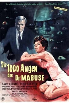 1000 Augen Des Dr. Mabuse (1960) afişi