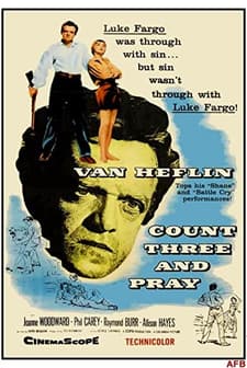 Count Three and Pray (1955) afişi