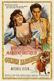 Golden Earrings (1947) afişi