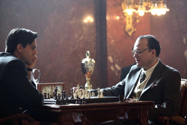 El jugador de ajedrez fotoğrafı