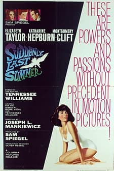 Suddenly, Last Summer (1959) afişi