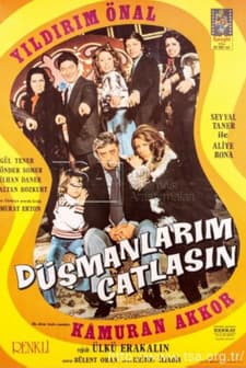 Düşmanlarım Çatlasın (1974) afişi