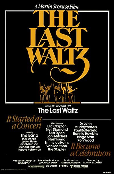 The Last Waltz (1978) afişi