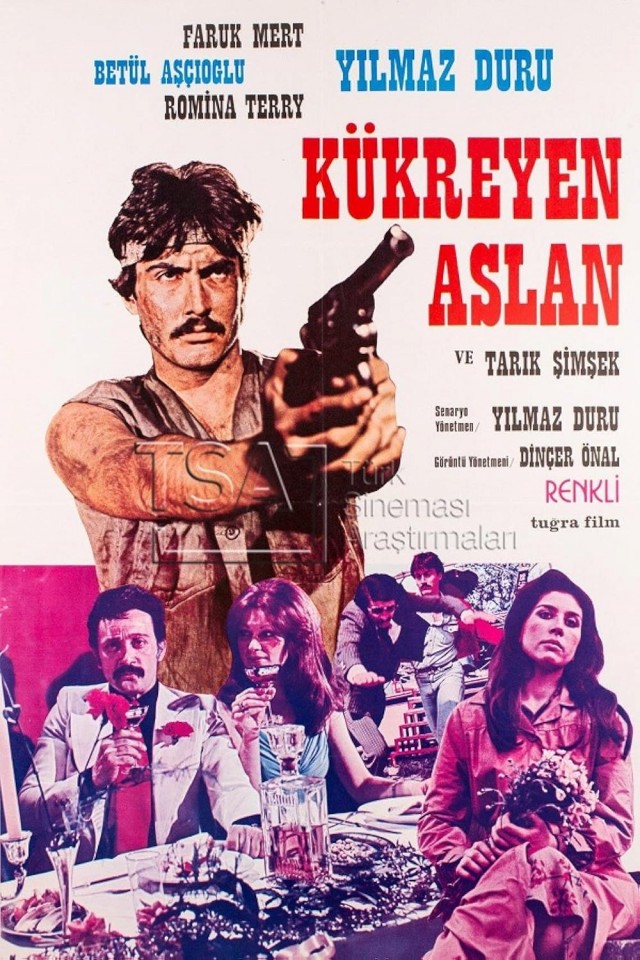 Kükreyen Aslan (1977) afişi