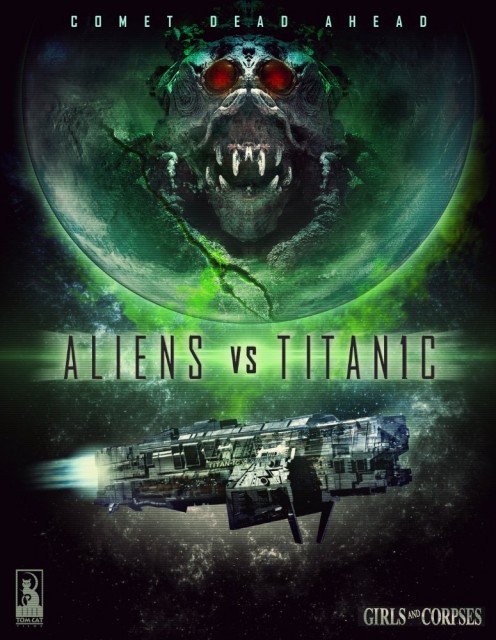 Aliens vs. Titanic  afişi