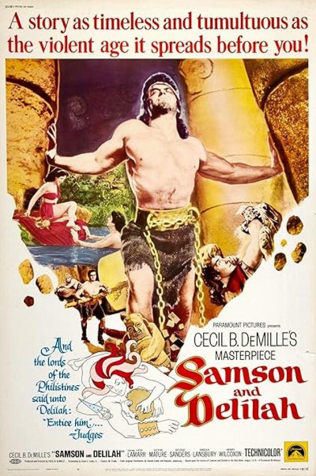 Samson And Delilah (1949) afişi