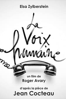 La voix humaine (2018) afişi