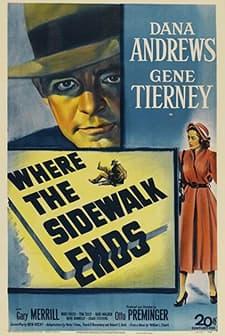 Kaldırımlar Bitince (1950) afişi