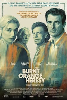 The Burnt Orange Heresy (2019) afişi