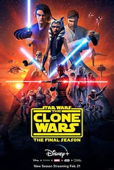 Star Wars: The Clone Wars (2008) afişi