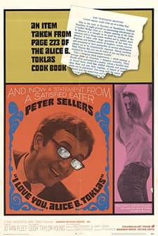 I Love You, Alice B. Toklas! (1968) afişi