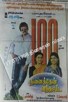 Ninaithen Vandhai (1998) afişi