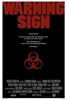 Warning Sign (1985) afişi