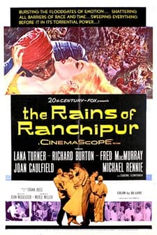 The Rains Of Ranchipur (1955) afişi