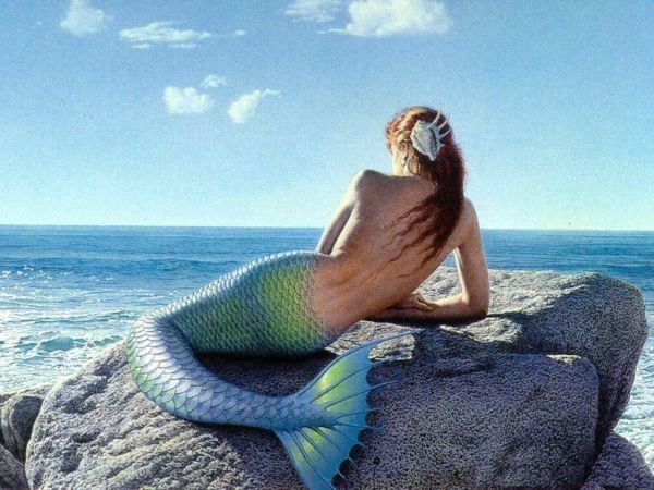 Denizden Gelen Kız Fotoğrafı