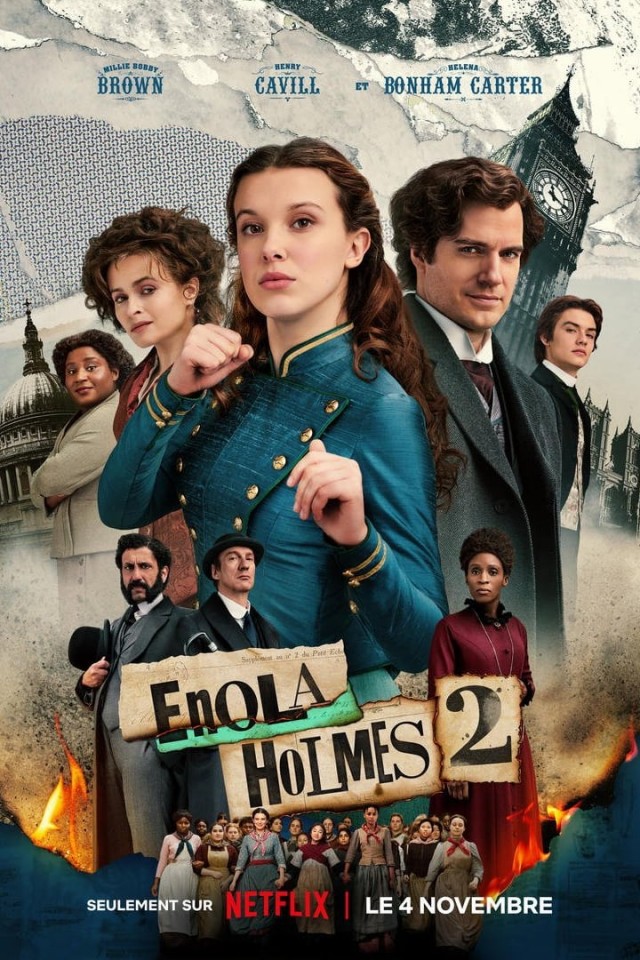 Enola Holmes 2 (2022) afişi
