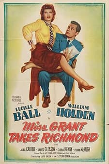 Miss Grant Takes Richmond (1949) afişi
