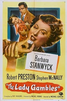 The Lady Gambles (1949) afişi