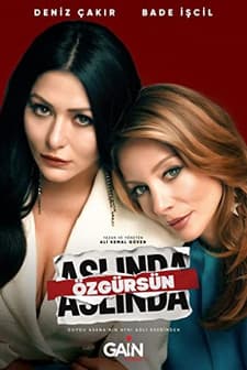 Aslında Özgürsün (2022) afişi