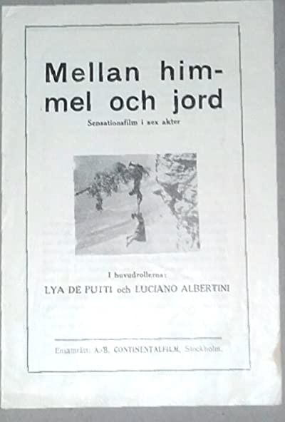 Die Schlucht des Todes (1923) afişi