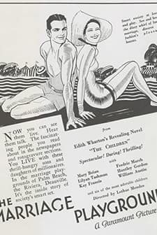 The Marriage Playground (1929) afişi