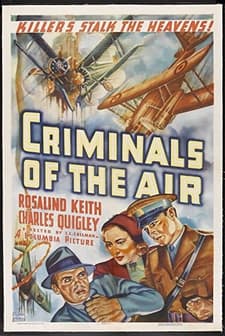 Criminals Of The Air (1937) afişi