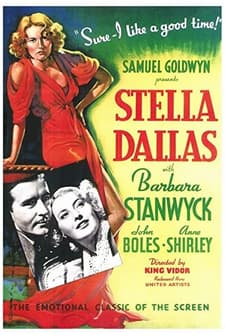 Stella Dallas (1937) afişi
