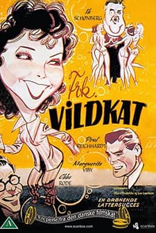 Frk. Vildkat (1942) afişi