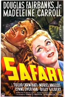 Safari (1940) afişi