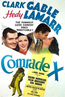 Comrade X (1940) afişi