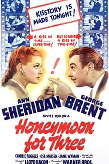 Honeymoon For Three (1941) afişi